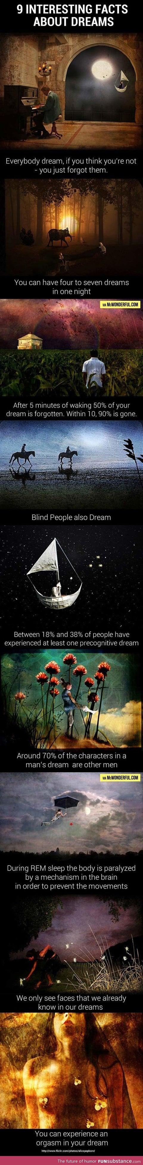 9 Cool Facts About Dreams