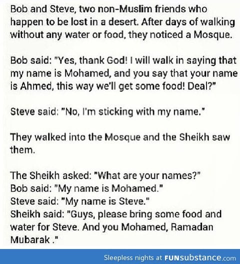 Mohammed and Steve in a desert