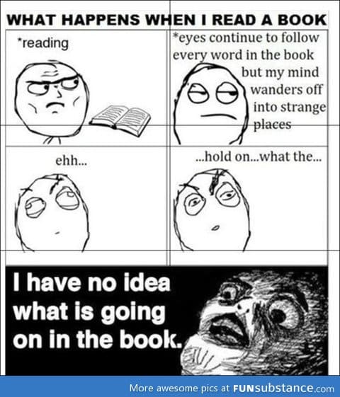 What happends when I read a book