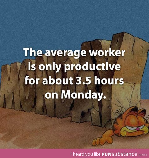Workers on mondays