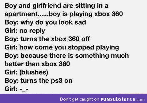 Girlfriend and Xbox 360