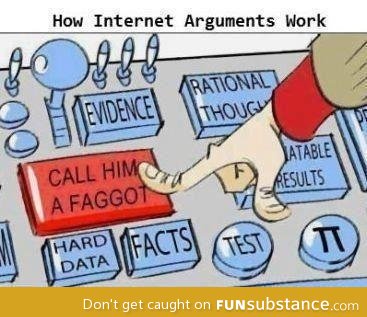 How internet arguments work