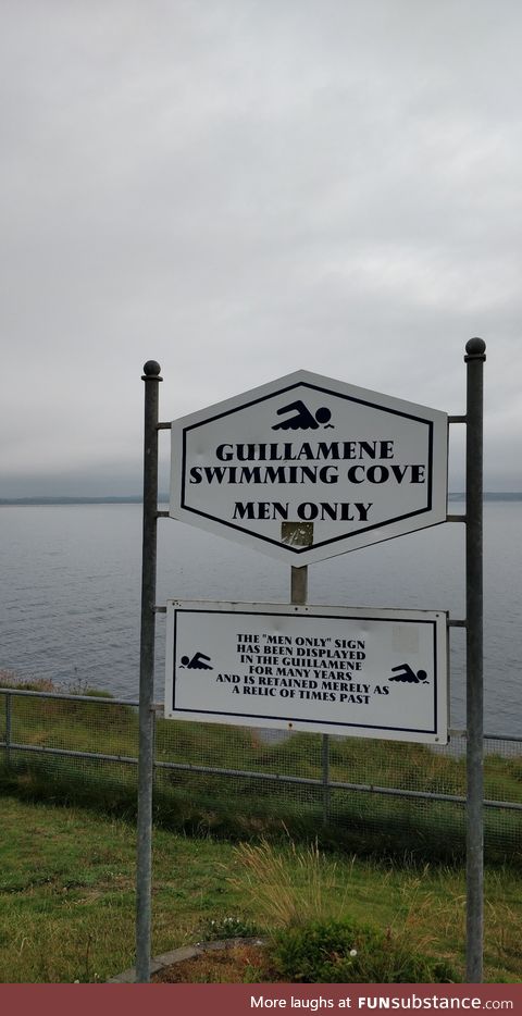 Sign from the past in Ireland