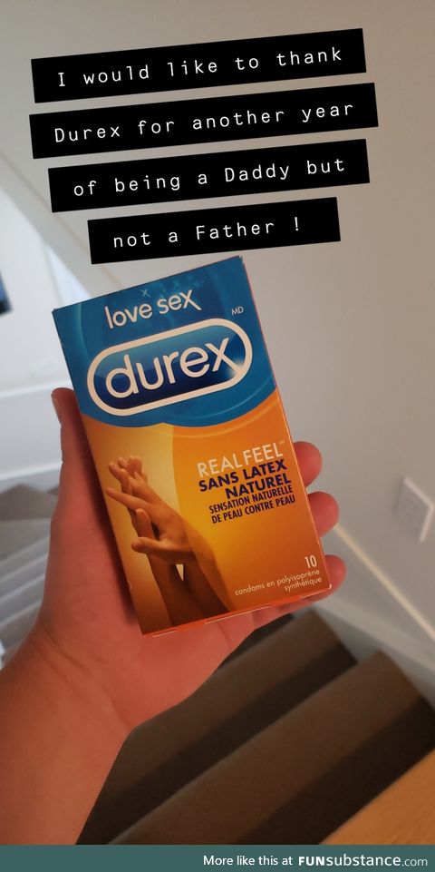 Thanks Durex! Oh and Happy Father's Day!