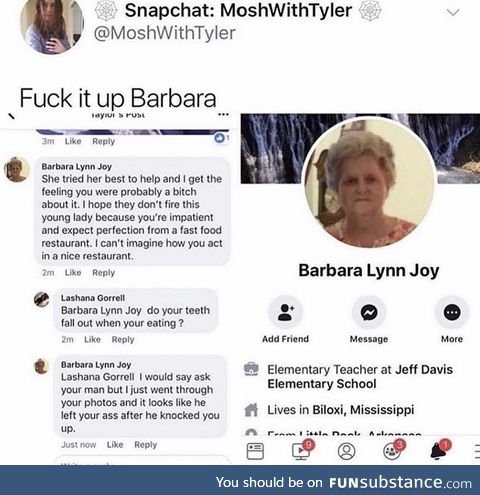 Go Barbara!