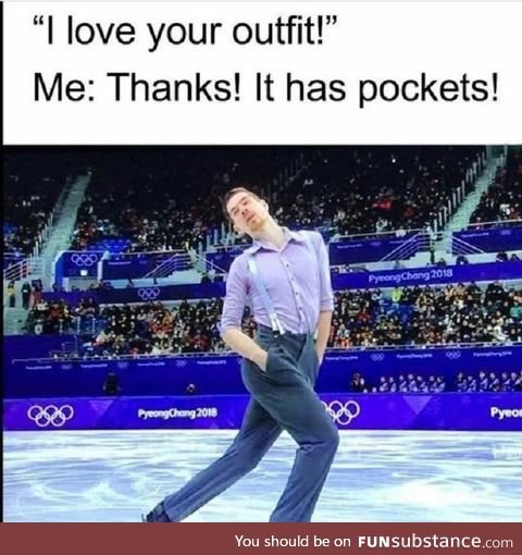 It has pockets