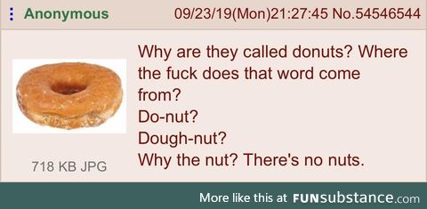 Anon dislikes doughnuts