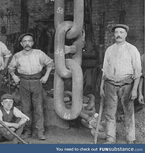 Titanic Anchor Gang, circa 1909