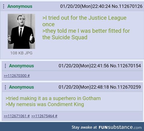 Anon is a superhero
