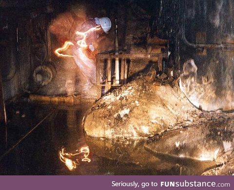 The elephant's foot, Chernobyl