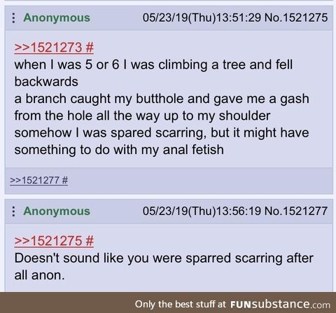 Anon goes for a climb