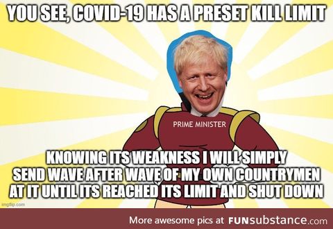 Boris "Zapp" Johnson's great plan for Covid-19