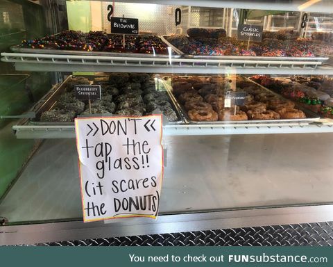 Don't scare the donuts