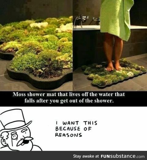 Moss showermat