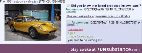 /o/ on Israeli cars