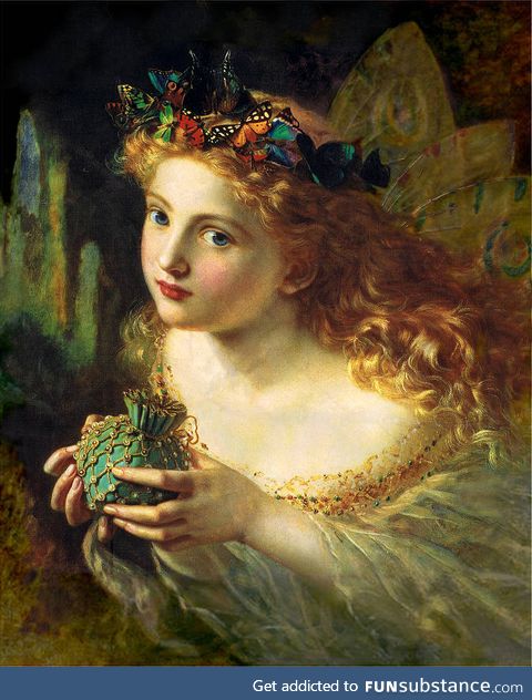 Portrait of a Fairy (1869) by Sophie Anderson