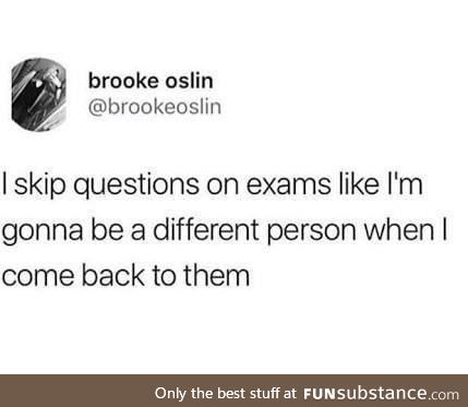 Any exam memories?