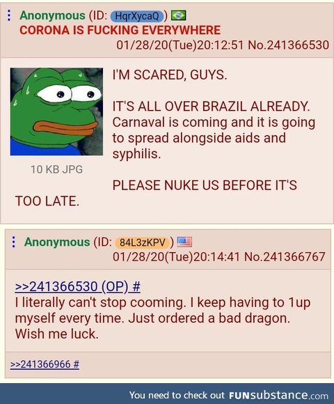 Anons scared