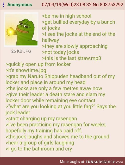 Anon stands up for himself