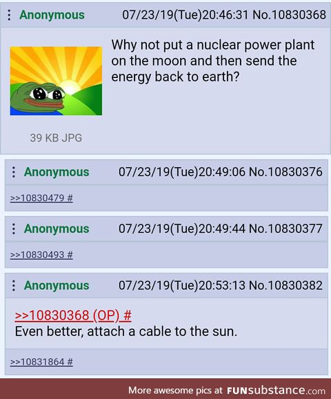 4chan solving the energy crisis