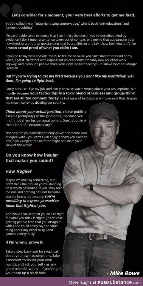 The Ground You're Standing On Might Not Be Worth Defending [Mike Rowe on Cancel Culture]