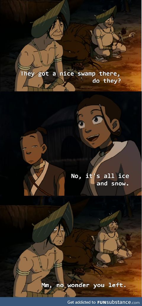 Remember that episode of Avatar: The Last Airbender which was about Florida