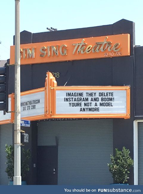 This headline at a theater