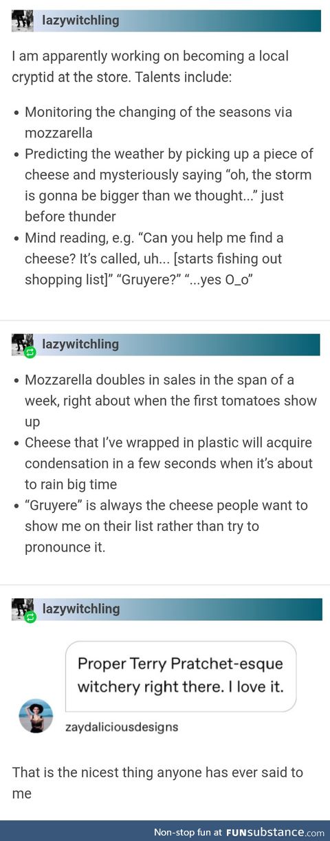 Local Cryptid at the grocery store