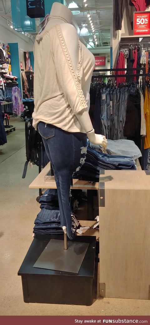 Jeans for chicks who always skip leg day
