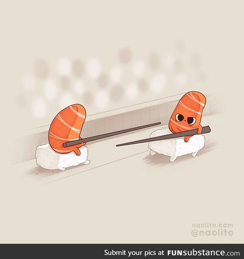 Sushi jousting