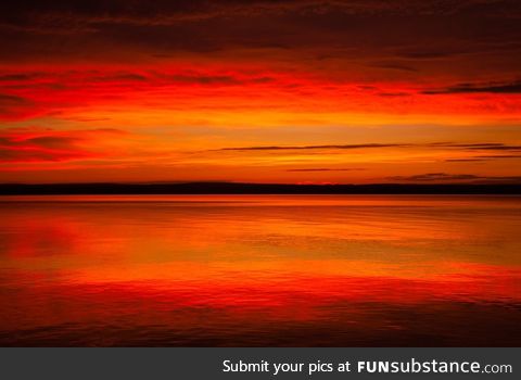 Lake Superior sunset, Ashland, Wisconsin