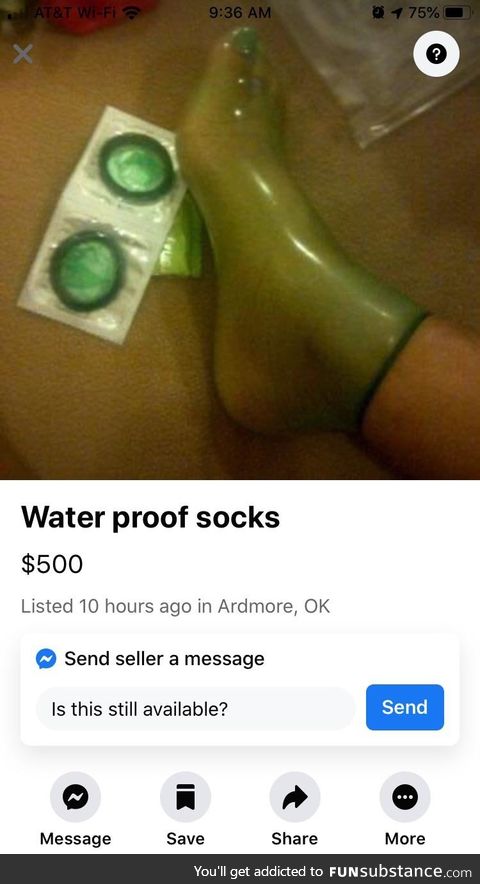 Waterproof “socks”