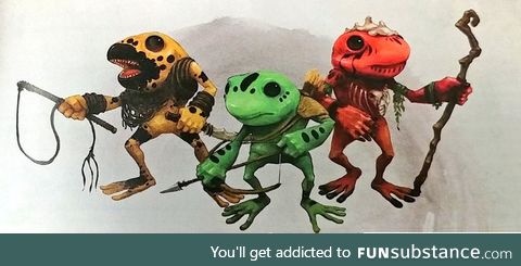 Frogs in Fiction #33 - Grungs (Dungeons and Dragons)