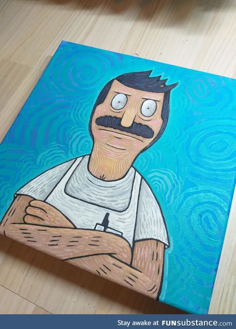 I painted bob belcher disapproving