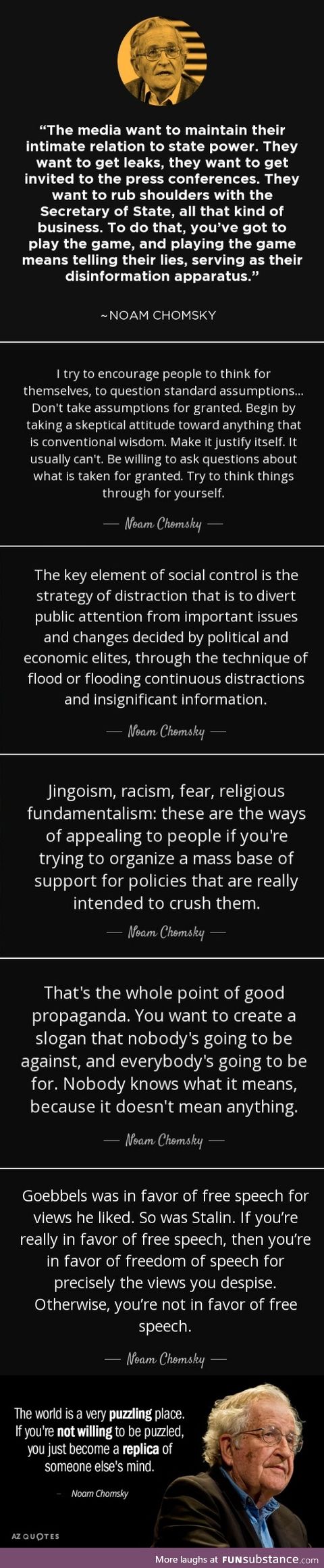 Noam Chomsky [whom my phone wants to rename as "Norm Chompsky" ]