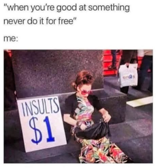 i accept cash card and tears
