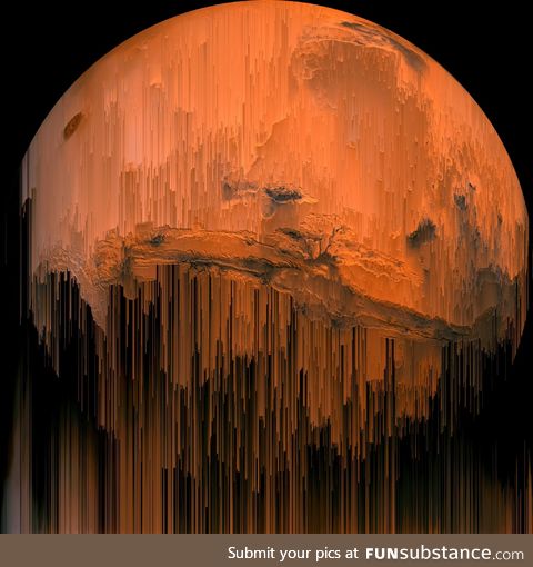 Photo processing glitch makes Mars look like it's melting