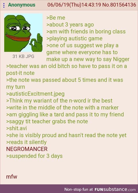Anon plays a game