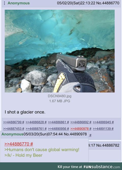 /k/ on glaciers