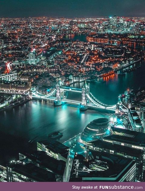 London during the night