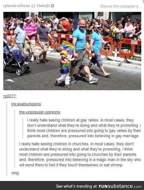 Churches vs gay rallies