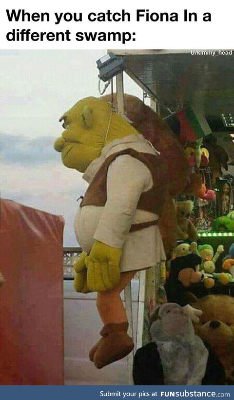 Shrek found her at Farquaad's