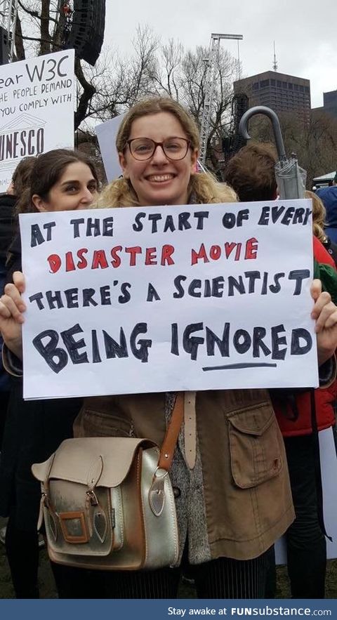 It's the 3 year anniversary of the March For Science