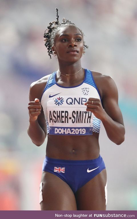 Dina Asher-Smith is Britain’s first ever female sprint champion at the World or Olympic