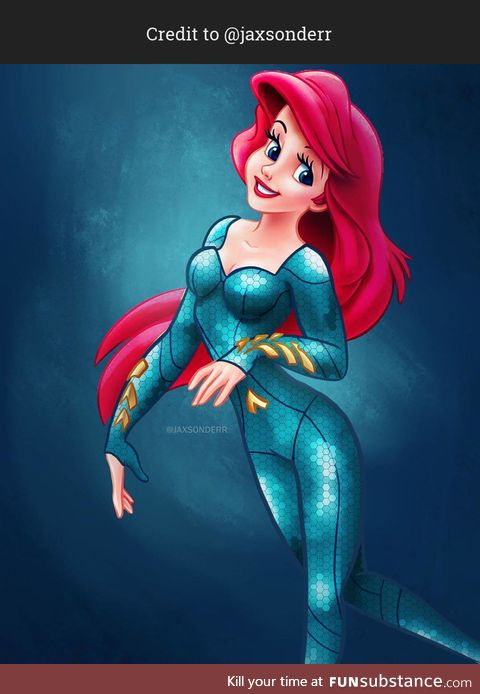 Ariel as Mera is the crossover we didn't know we needed, until now