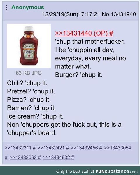 Anon is a chupper