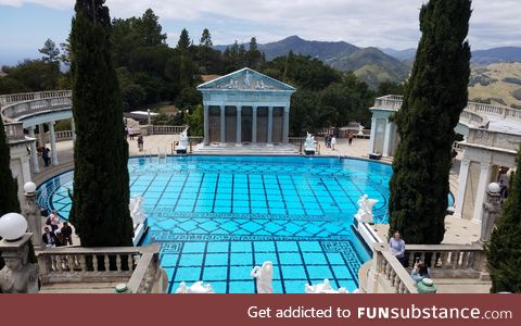 Took this picture of the Hearst castle pool, probably one of the best pools I've seen