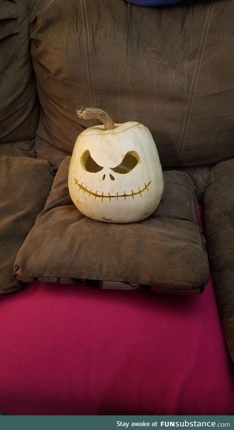 Thought this was the best use of a white pumpkin