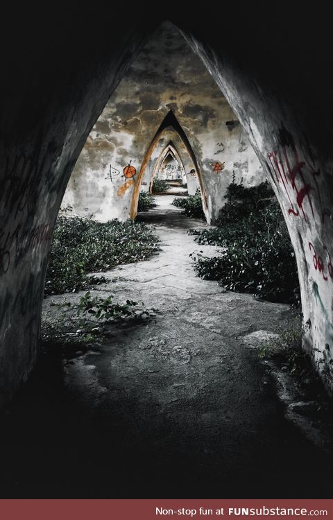 Space: The final frontier - Structure under a bridge in central Italy