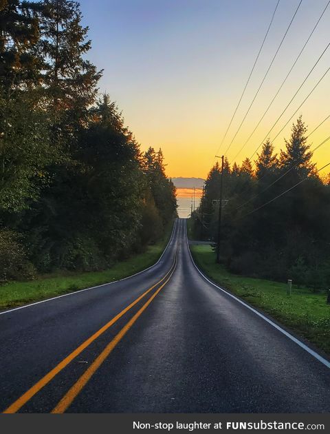 A beautiful morning in the northwest